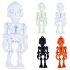 Гибкий 3D-печатный скелет - Подвижная шарнирная фигурка скелета, антистресс, декор (8.5cm) для Хэллоуина, Рождественской пьесы, Декорации
