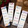30PCS Biblical Poetry Card Bookmark Skateboard Living Waterproof Graffiti Paper Guitar Card Art Picture Book Lovers To Bookmark