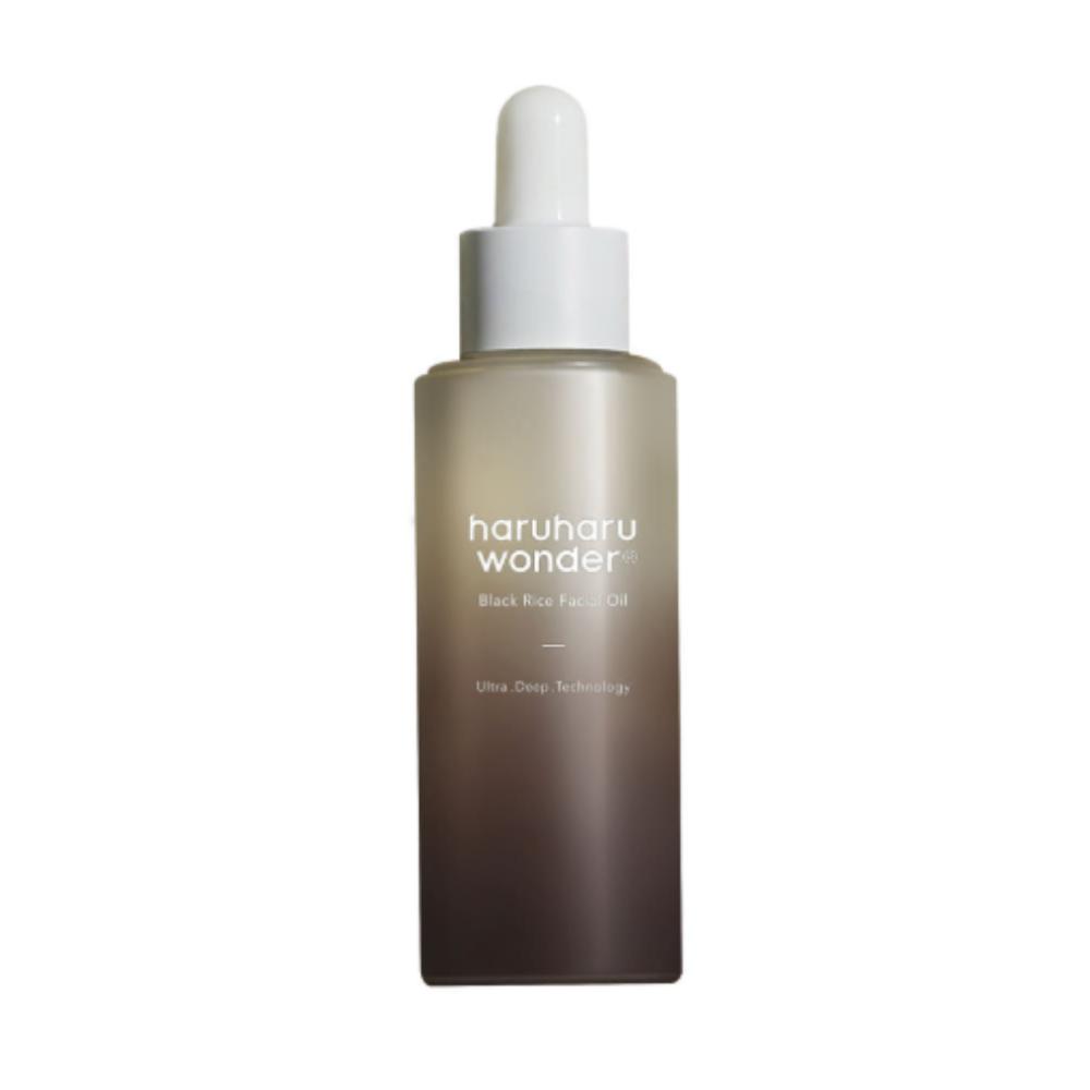 HARUHARU WONDER Black Rice Facial Oil for Oily & Combination Skin 30ml - Lightweight Hydration & Sebum Control