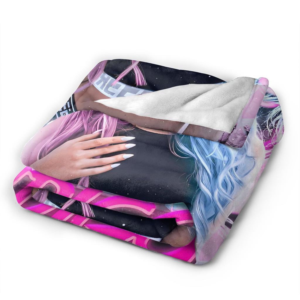 L-Lolas I-Indigos Spanish Singer Blanket Quality Super Soft Bedding Throws Spring Travel Couch Chair Sofa Bed Novelty Bedspread