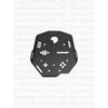 Black "HUCKITTA CARRIER PLATE POWDER COATED" FIT FOR SUZUKI V STROM SX 250