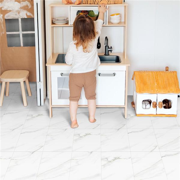 4PCS Of Set Modern Waterproof Wall Stickers Self Adhesive Tiles Sticker Floor Stickers Marble Bathroom Livingroom Bedroom PVC Home Decor