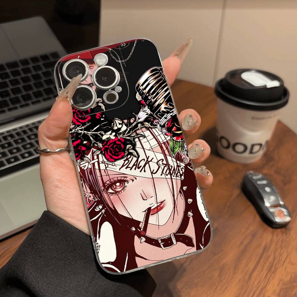Крутой чехол для телефона с Наной Осаки из аниме Для iPhone 11 13 16 12 17 14 15 Pro Max Plus Мягкая прозрачная задняя крышка Coque