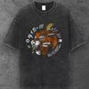 Унисекс футболка с графическим принтом 'Тигр Молния' Стирка Черный Y2K Уличный стиль S-2XL