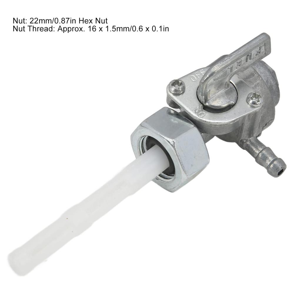 Fuel Cock, Corrosion Resistant, Perfect Replacement, Easy Installation, Metal Material, Gas Tank, Fuel, Switch,