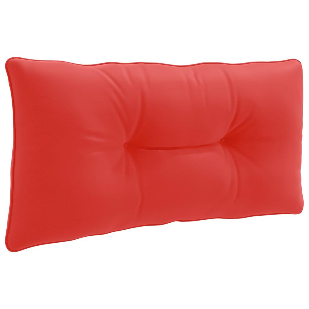 Back Cushion PUTTEN 100percent Polyester Red 80 x 40 x 10 cm