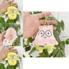 Soft Short Plush Spongebob And Patrick Star Figurine Keychain With Cute Design