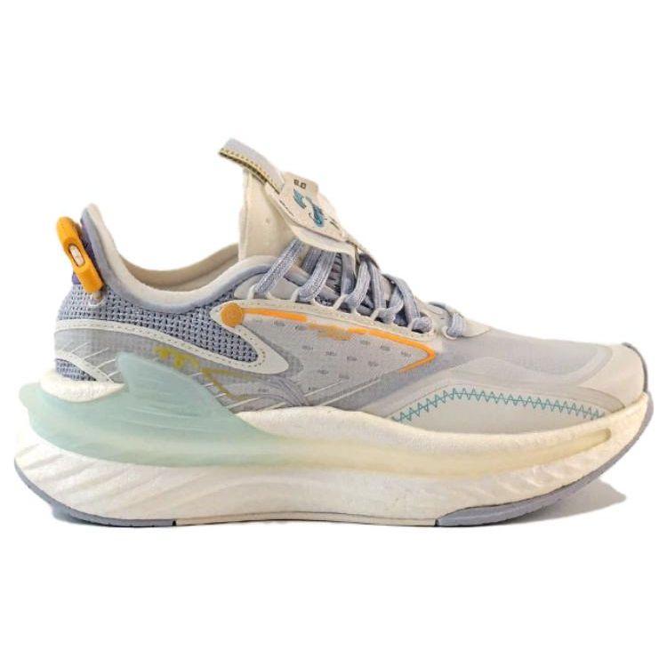 Li-Ning Super 6 прочные дышащие низкие повседневные туфли женские кроссовки белые фиолетовые AGLS016-3