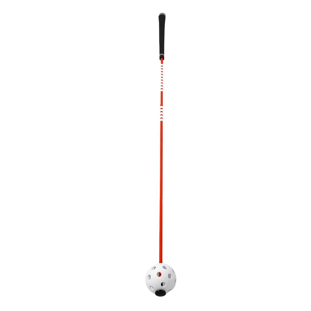 Golf Swing Trainer 119cm Length Comfortable Grip Portable Golf Hollow Ball Swing Practice Stick
