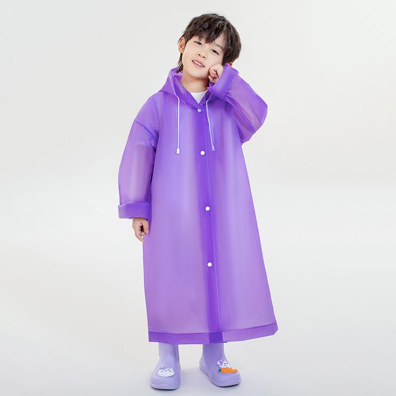 Kid Waterproof Raincoat Poncho Non-Disposable Rain Gear Jacket Student Children Travel Raincoat Rainwear Outdoor Hiking Coat
