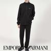 Emporio Armani ICONIC TERRY Iconic Terry Brushed Lining Top and Bottom Set Full Zip Long Sleeve Pajamas Loungewear Loungewear EU Size Present 54075717