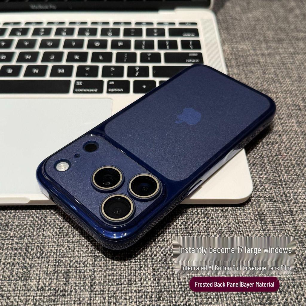 Ultra-Thin Bayer iP16 Pro Large Window Phone Case with Lens Film for Apple 14/15/12/13