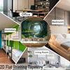 2D Enchanted Natural Cave Landscape Tapestry, Home Background Cloth for Aesthetic Room