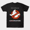 Мужская черная футболка с принтом Ghostbusters, печать на трансферной бумаге без вырезания, хлопковая футболка