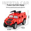 Openable Inertia Toy: Ambulance, Motorcycle, Police Car, Airplane Models for Boys & Girls