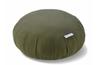 The Buton Zen Meditation Approximately 30cm for and Made In Japan Cushion, Wide, Linen, Meditation, Zen, Mindfulness, (Moss Green)