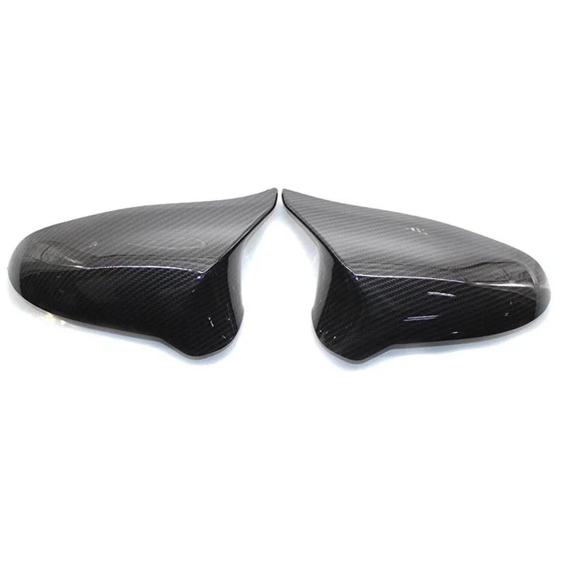 High Quality Mirror Cover Real Carbon Fiber Side Mirror Cover Cap Trim For BMW M2 E87 18-21, M3 F80 M4 F82 14-20 Left Hand Drive