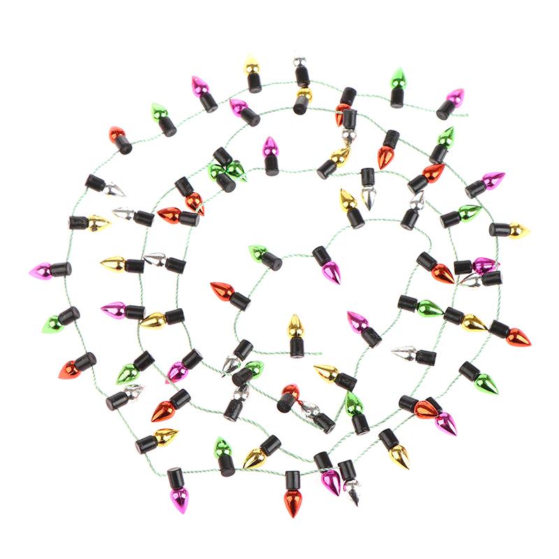 1:12 1 гирлянда искусственных огней Рождество Хорошее украшение кукольный домик Миниатюрная мини-мебель Аксессуары гирлянды