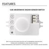 1.8G Radar Sensor Sensor Module Microwave Sensor Switch 111V Intelligent Energy-saving Control Microwave Radar Sensor Module