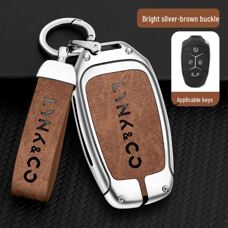 Совместимый металлический чехол для ключа автомобиля Lynk&Co 010203+05+0609