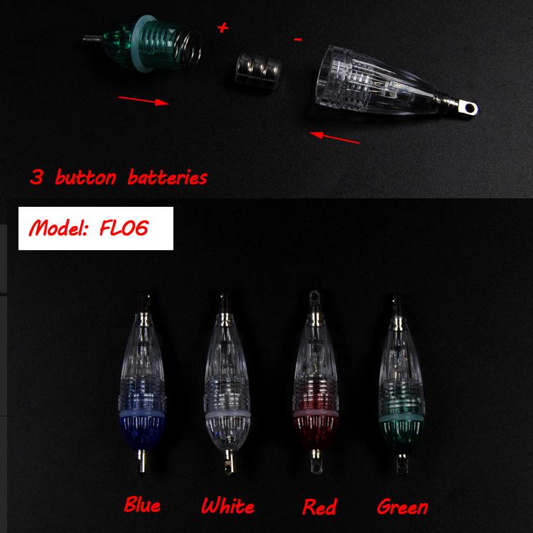 4pcs Underwater Fishing Lamp Fish Gathering Light Squid Fishing Lure Attracting Multiple Size Saltwater Night Fishing Tackle