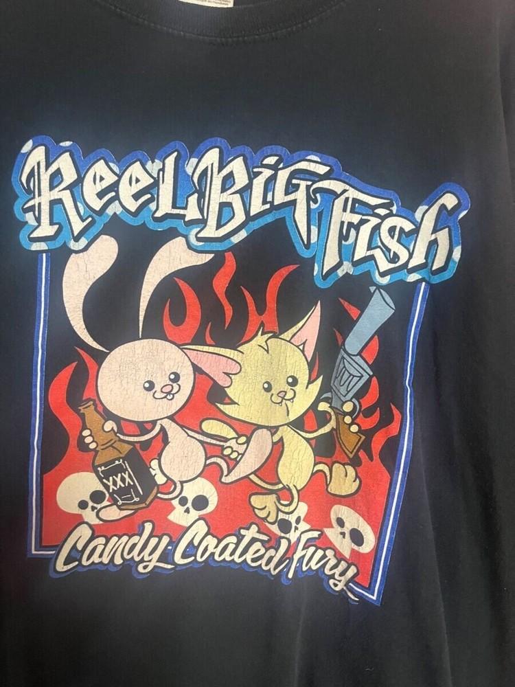 Vintage Reel Big Fish Candy Coated Fury T-Shirt Cotton Full Size S-4XL LI1587 Unisex T-Shirt