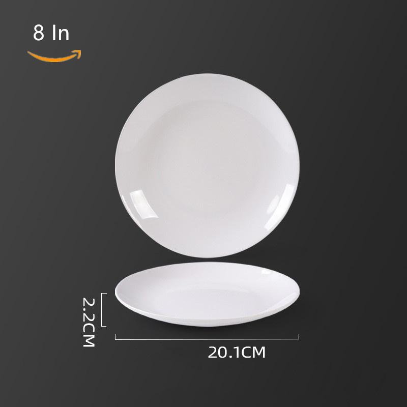 Несколько размеров Основная обеденная тарелка Экологичная Имитация фарфора Пикник Фрукты Закуски Десертные тарелки Тарелки для костей Кухонная посуда