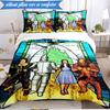 Wonderful Wizard Adventure 3pcs K-pop music group Bedding set,Ideal for Bedroom, Dormitory,Including Duvet Cover And 2pcs Pillowcases,Fan gifts