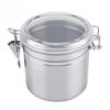 Airtight Stainless Steel Jar Canister Coffee Flour Sugar Tea Container Holder