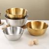 3шт контейнеры для пищевых продуктов из нержавеющей стали золото и серебро кухонная посуда набор мисок для смешивания