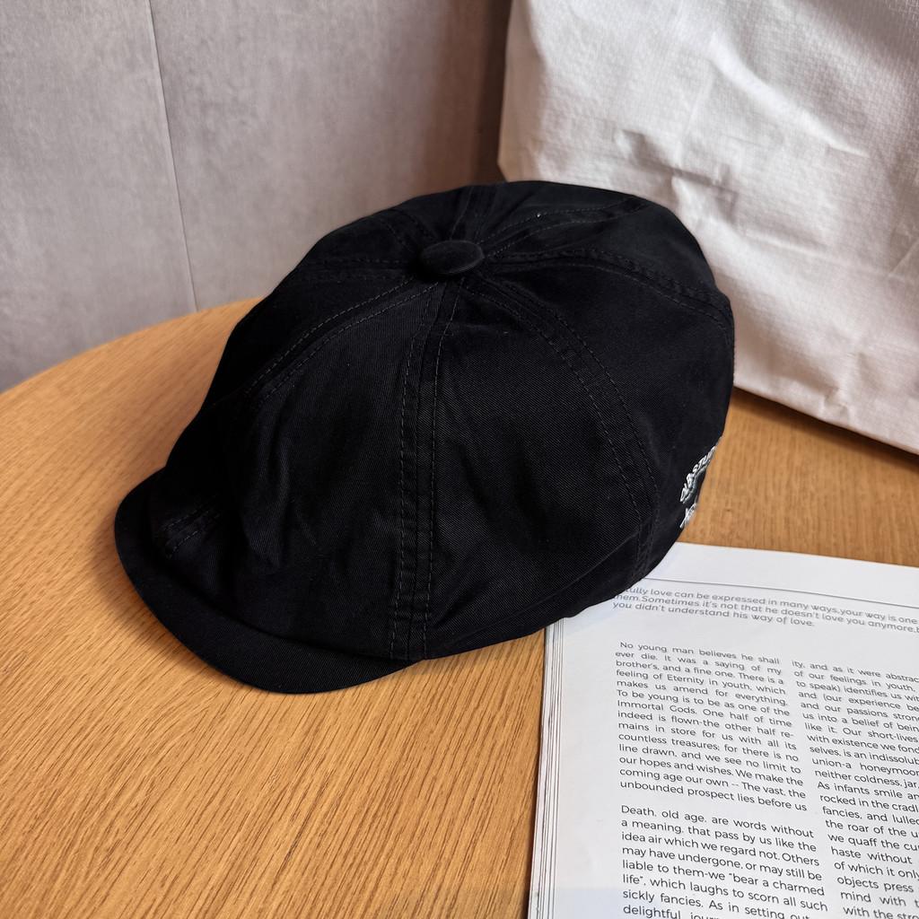 Retro Solid Color Minimalist Style Cotton Baseball Cap Sunshade Women Teens