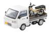 TOMYTEC Tomica Limited Vintage Neo Honda Acty Truck Motorcycle Store Specification White Completed Product with Honda Cub LV-N330a CT125/Hunter