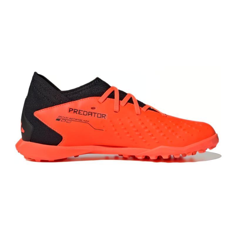 Adidas Accuracy.3 TF J Slip Resistant Cushioning Abrasion Resistant Low Top Kids' Soccer Shoes Orange Black Teenagers Sneakers GW7079
