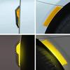 4PCS Car Door Anti-Collision Strip Body Stickers Reflective Warning Stickers Decorative Scratch-Resistant Modified Universal