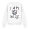 Top Gun Unisex Adult I Am Dangerous Sweatshirt