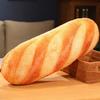 20cm 3D Simulation Bread Shape Soft Lumbar Back Cushion Plush Stuffed Toy