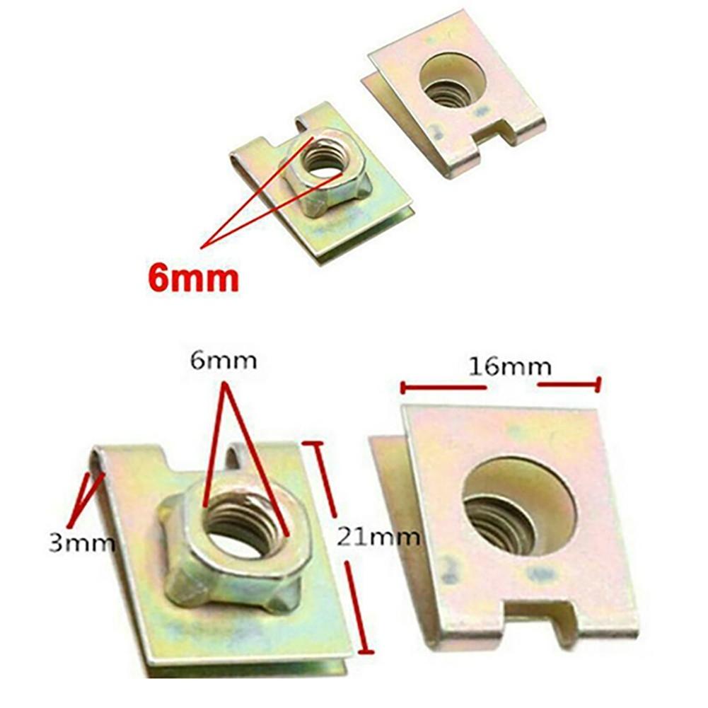 U-образная клипса для автомобильной панели крыла для фиксации проводов для крепления проводов