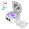 Ultrasonic 300ml Large Powerful Eyeglass Timer Powerful Ultrasonic Denture Eyeglass USB Small Home Cleans Everyday Precious Makeup Watch White