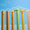 8pcs Zoo Themed Erasable Gel Pens Blue Ink with Eraser Rabbit Bear Smooth Comfortable Writing School Office