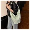 Niche Design Lazy Wind Soft Leather Bucket New Fashion Shoulder Armpit Bag Large Capacity Tote Bag