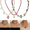 Length Adjustable Pendant Chokers Beach Wind Neck Accessories Fashion Women Necklaces  Party