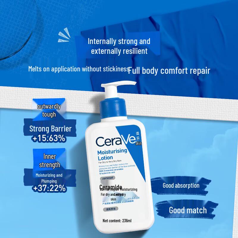 CeraVe Ceramide Repair Lotion & Centella Cleanser Set