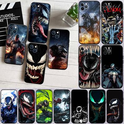 Чехол для телефона II23 Venom для iPhone 6 6s 7 8 11 12 13 14 15 XS Pro Max XR X SE Samsung S20 S21 S22 S23 S24 FE Ultra Plus Lite S21S A55