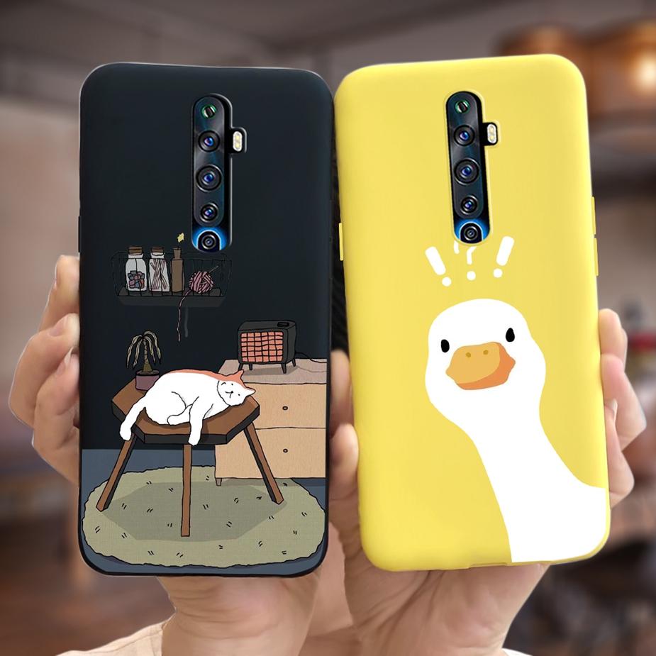 For Oppo Reno 2 Case Reno 2F 2Z Cute Fashion Cartoon Cover Soft Silicone Phone Cases For Oppo Reno2 F Z Reno 2Z 2F Reno2F Bumper