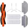 Accessories For Xiaomi Robot Vacuum S10 / S12 / T12 Vacuum Cleaner Spare Parts Replacement Kit,Main Brush,Brush Cover,Side Brush,HEPA Filter,Mop Rags