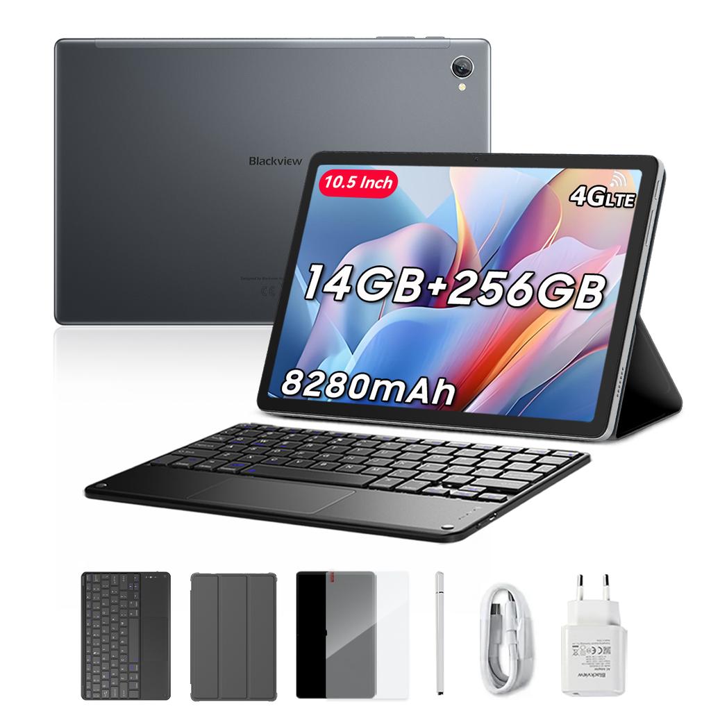 Refurbished Blackview Tab 15 Pro Tablet 10.5inch 14GB RAM 256GB ROM 8280mAh PC Mode Widevine L1