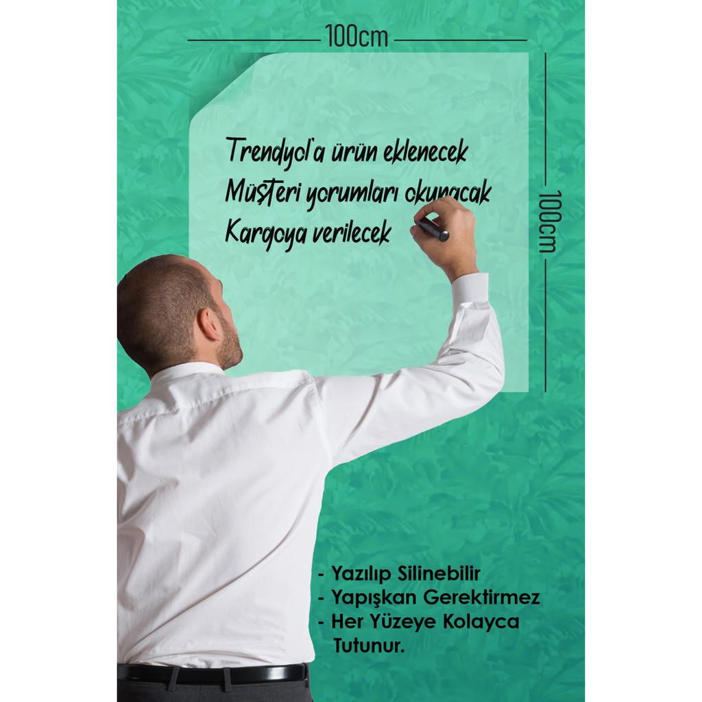 2 шт. прозрачная умная бумажная доска 100x100 см, прозрачная доска для письма, ручка, подарок