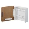 Boîte À Clés - YAMAZAKI - Rin Key Box - Magnétique - Acier - Contreplaqué