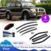 Козырек на окна для Toyota Land Cruiser Prado J90 LC90 FJ90 1997~2002 Боковые дефлекторы Дымозащитные щитки Солнцезащитные щитки Аксессуары для дефлекторов