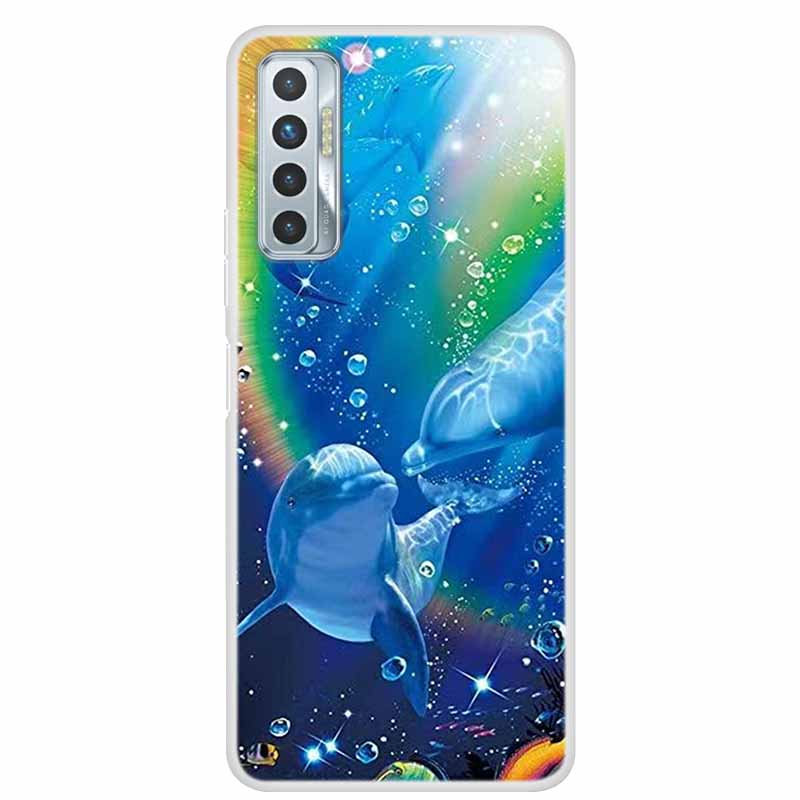 Чехол для Tecno Camon 17P Роскошный Силиконовый ТПУ Мягкий Чехол для Телефона Для Tecno Camon 17 CG7 CG6 1 7 Чехол Ударопрочный Мультяшный Funda